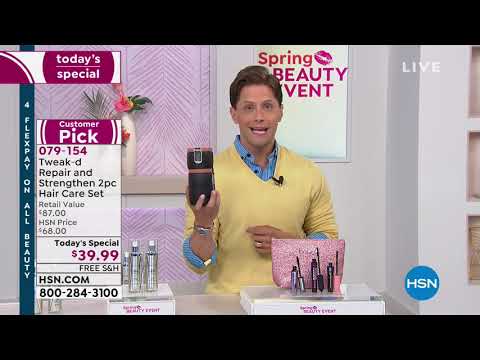 Tweakd Repair and Strengthen 2piece Hair Care Set