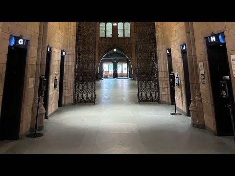 Otis Compass Modded Elevators at the Cathedral of Learning, Pittsburgh, PA