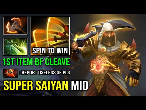 SUPER SAIYAN Solo Mid Juggernaut Against SF Carry Brutal Slash 1st ITEM Battle Fury Cleave Dota 2