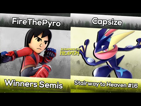 FireThePyro (Mii Brawler) vs. Capsize (Greninja) | Stairway to Heaven #16 | Smash Ultimate WSF