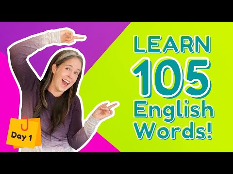 LEARN 105 ENGLISH VOCABULARY WORDS | DAY 1