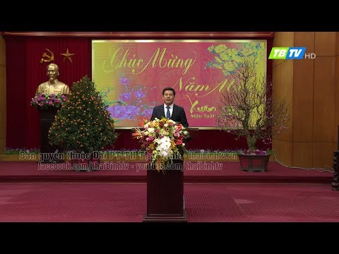 Chủ tịch UBND tỉnh Thái Bình chúc Tết Mậu Tuất 2018 - Thái Bình TV