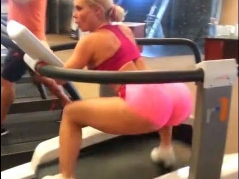 Coco's Booty Workout On Surf Board Machine