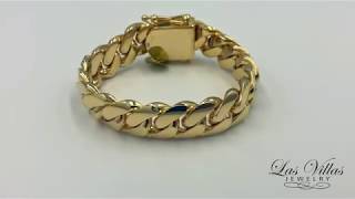 14k Cuban Link Bracelet from Las Villas Jewelry