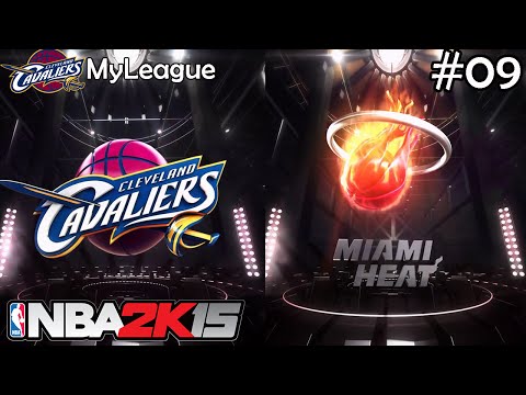 NBA 2K15 MyLeague [#09] | Cleveland Cavaliers Season 1 Game 28 @ Miami Heat (2/28/2015)