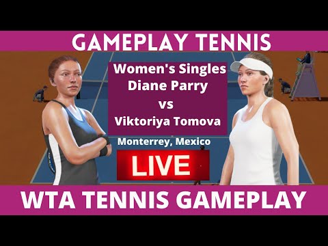 🔴[LIVE]  WTA Womens Singles : Diane Parry Vs Viktoriya Tomova | AO Tennis 2