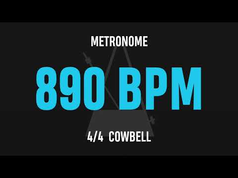 890 BPM 4/4 - Best Metronome (Cowbell)