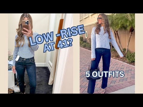 I’m 41… & I Tried Low-Rise Jeans (5 High-Rise Outfits vs 1 Low-Rise)