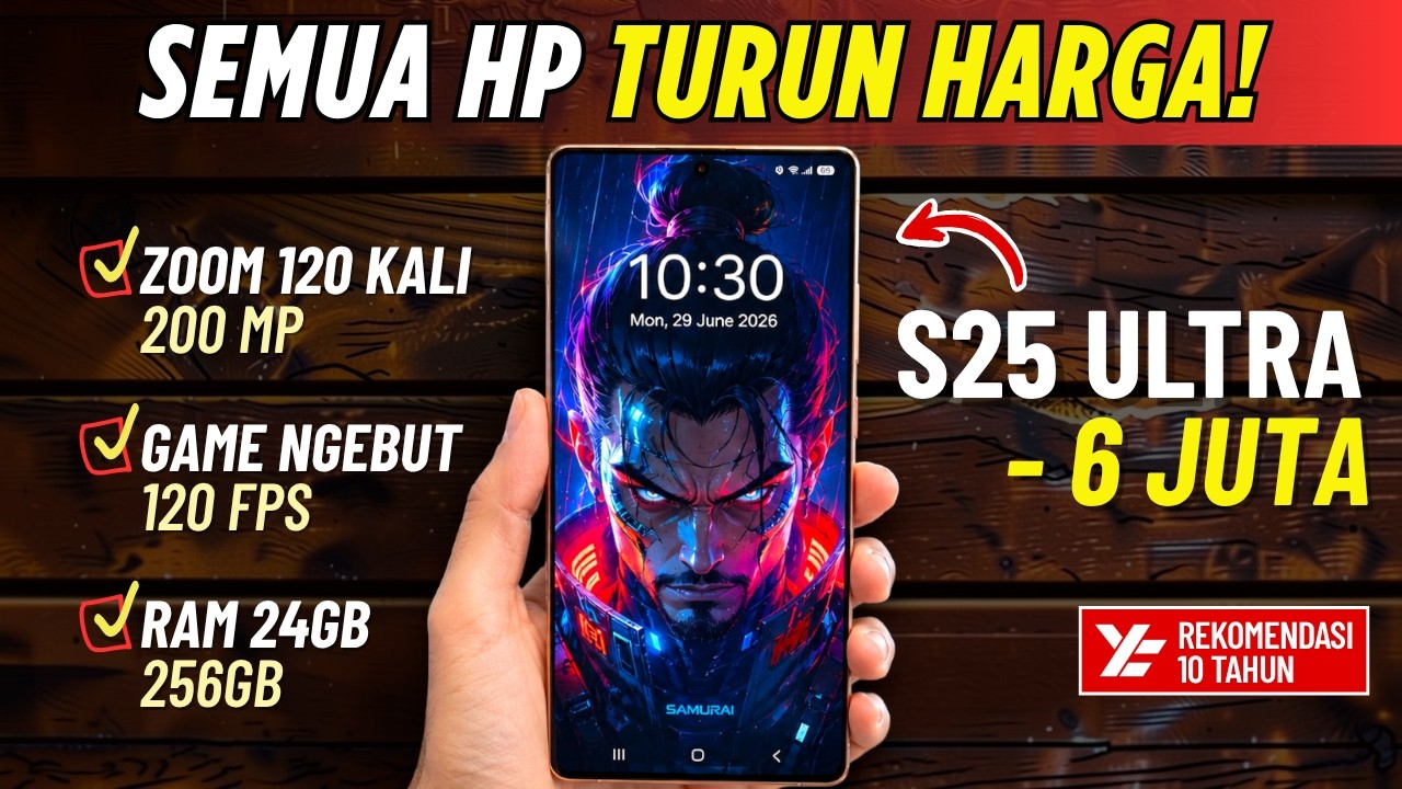 5 HP TURUN HARGA DARI SEMUA MERK