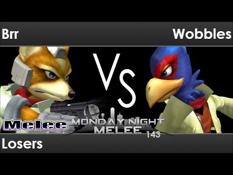 MNM 143 - Brr (Fox) vs PG FX | Wobbles (Falco) Losers - Melee