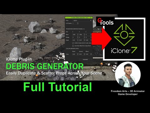 Debris Generator - iClone 7.9 Tutorial