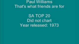 Paul Williams - That's what friends are for.wmv