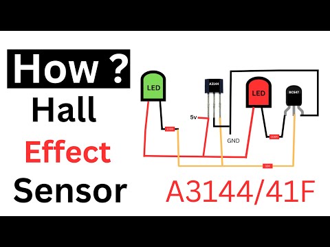 How to Use Hall effect Sensor | A3144 sensor