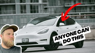 Tesla Model Y Side Mirror Removal & Door Panel | DIY
