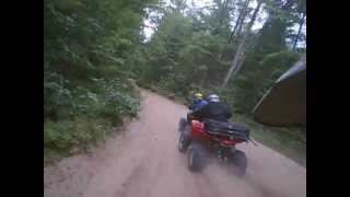 preview picture of video 'Baldwin 2011 Little Manistee Trail 3.AVI'