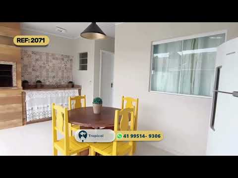 CASA NOVA À VENDA FAIXA MAR BALNEÁRIO SANTA TEREZINHA PONTAL DO PARANÁ  VALOR DE VENDA R$ 550.000,00