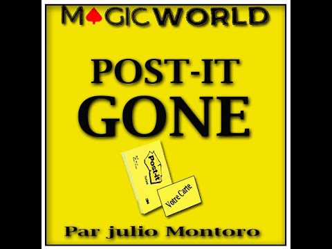 Voir la vidéo Post It Gone - Julio Montoro