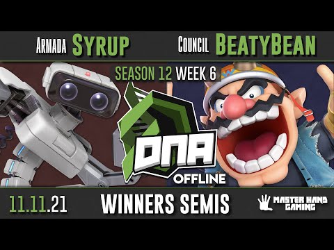 DNA S12:W6 - Armada | Syrup (ROB) Vs. Council | BeatyBean (Wario) - W Semifinals