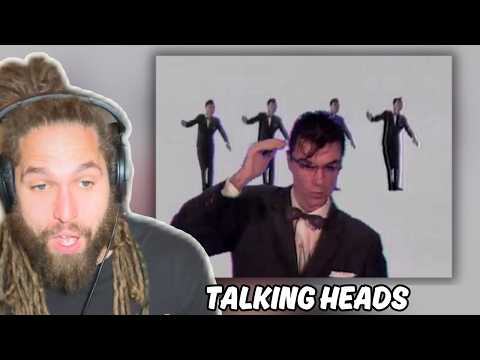 Rapper's first time watching Talking Heads - Once in a Lifetime (Official Video)