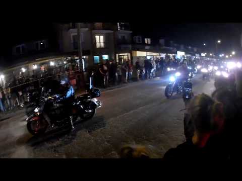 bike week łeba 2019 parada nocna