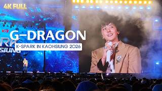 Download lagu [4K] G-DRAGON FULL【POWER HOME SWEET HOME TOO BAD Crayon Crooked】K-SPARK IN KAOHSIUNG 20260530 mp3