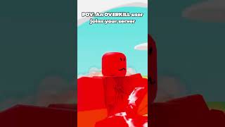 When An Overkill Joins You (Slap Battles) #roblox #slapbattles #shorts #robloxanimation