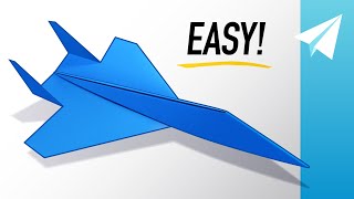How to Make an EASY SU-57 Paper Jet that Flies REALLY Well! — Paper Airplane Tutorial