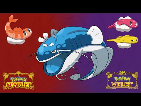 Pokémon Scarlet, Violet [9] (Arven 4) Titan Sushi: Dondozo, Tatsugiri