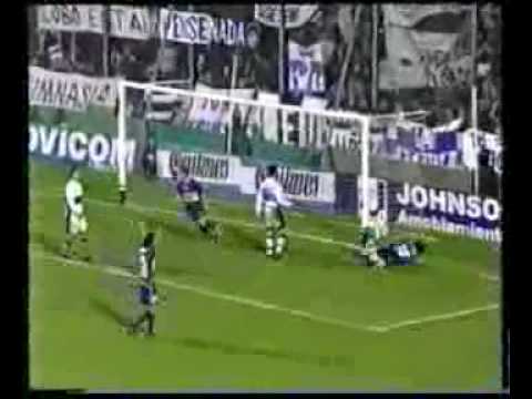 Gol de Schiavi a Gimnasia (Gimnasia 3-Boca 1 11-09-02)