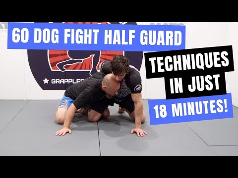 60 Dog Fight Under-Hook Half Guard Techniques In Just 18 Minutes by Jason Scully - BJJ Grappling