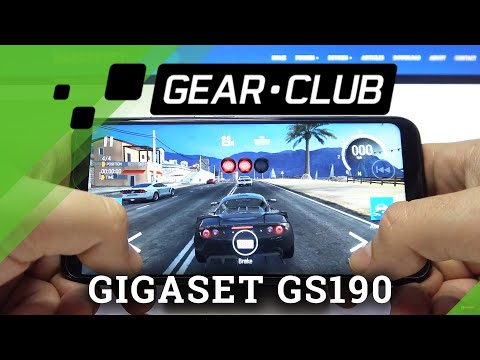 Gear Club Gameplay on GIGASET GS190 - Device Test
