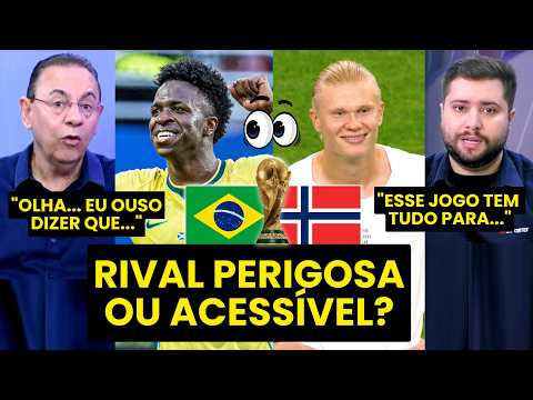 A NORUEGA TEM FORÇA PRA ELIMINAR O BRASIL? “Olha, EU OUSO FALAR que o HAALAND é o…” VEJA DEBATE!