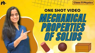 Mechanical Properties of Solids | Class 11 Physics Chapter 8 One Shot | New NCERT CBSE