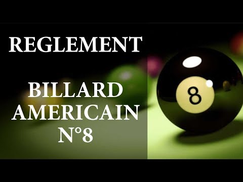 Règles billard américain N°8
