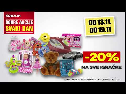Dobre akcije svaki dan u Konzumu! 13.-19.11.2017.