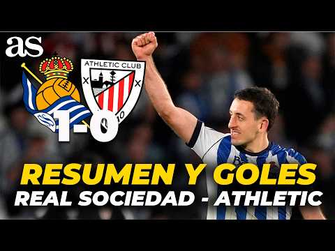 SUMMARY of REAL SOCIEDAD 1 - ATHLETIC 0: REAL SOCIEDAD are finalists in the COPA DEL REY vs. ATLÉ...