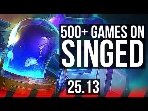 SINGED vs RENEKTON (TOP) | 500+ games | KR Master | 25.13