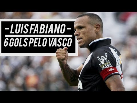Luís Fabiano 6 gols pelo Vasco