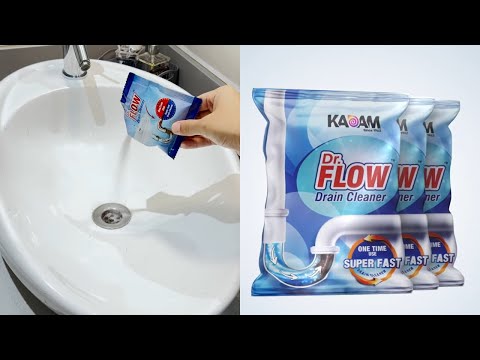 How to Unclog Sink with Dr.Flow | Drain Cleaner | Clears Blockages in 30 minutes | Kadam Dr. Flow
