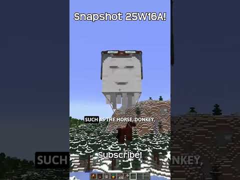 Sie können jetzt in Minecraft Leinen an Happy Ghasts anbringen!