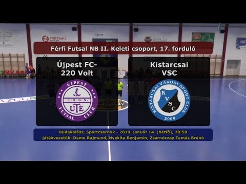 NBII: Újpest FC-220 Volt - Kistarcsai VSC 4-5 (2019.01.14, gólösszefoglaló)