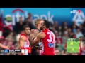 Adam Goodes Indigenous Round goal celebration ...