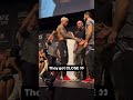 Charles Oliveira and Islam Makhachev was intense as they went nose-to-nose ??