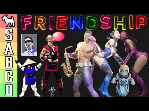 The ULTIMATE Mortal Kombat FRIENDSHIP Tier List