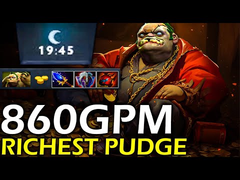 The Richest Pudge in 7.33e Patch - OMG 860GPM "Immortal Ranked"🔥
