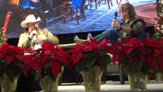 Daryle Singletary interviewing Glen Templeton for RFD TV - Las Vegas Dec 2016