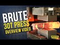 Overview: The BRUTE 30T Press by Ken's Custom Iron