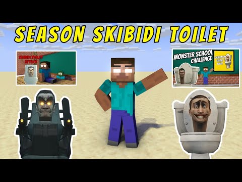 Monster school : SKIBIDI TOILET ALL EPISODE DRAWING & ATTACK