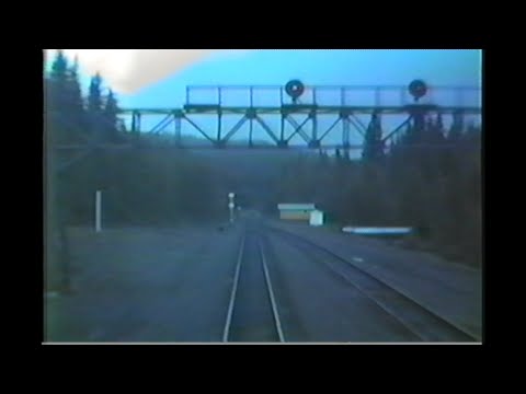 1137.  15  SOUTHERN PACIFIC CAB RIDE view from rear car from MP 540 to MP 536 Abernethy to Cascade S