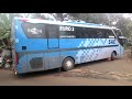 Suara Rem Angin Bus HINO RK8 Saat Putar Balik Dijalan Sempit